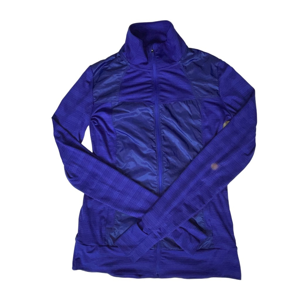 Women's Mondetta Blue Full Zip Activewear Jacket Small